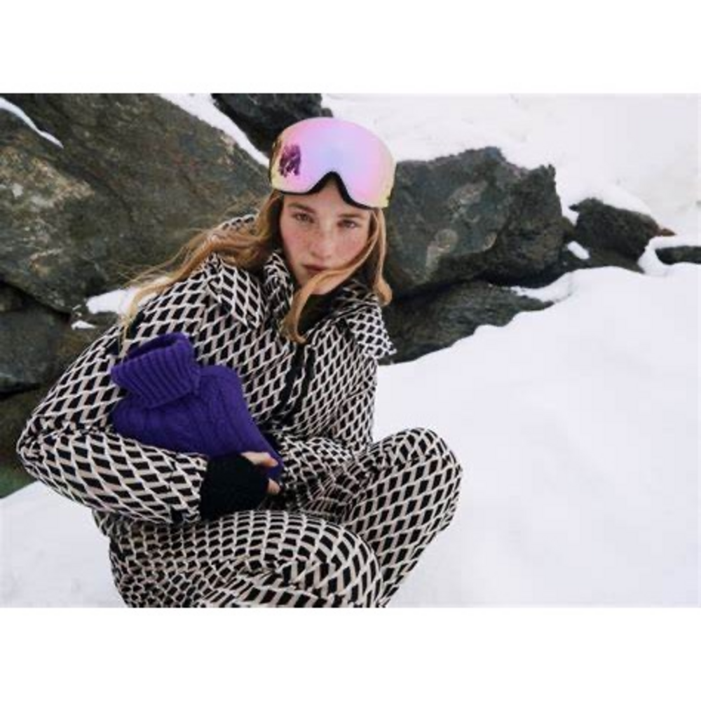 Zara DOWN SKI JACKET -WATER & WIND PROTECTION in Cream - Picture 2 of 4